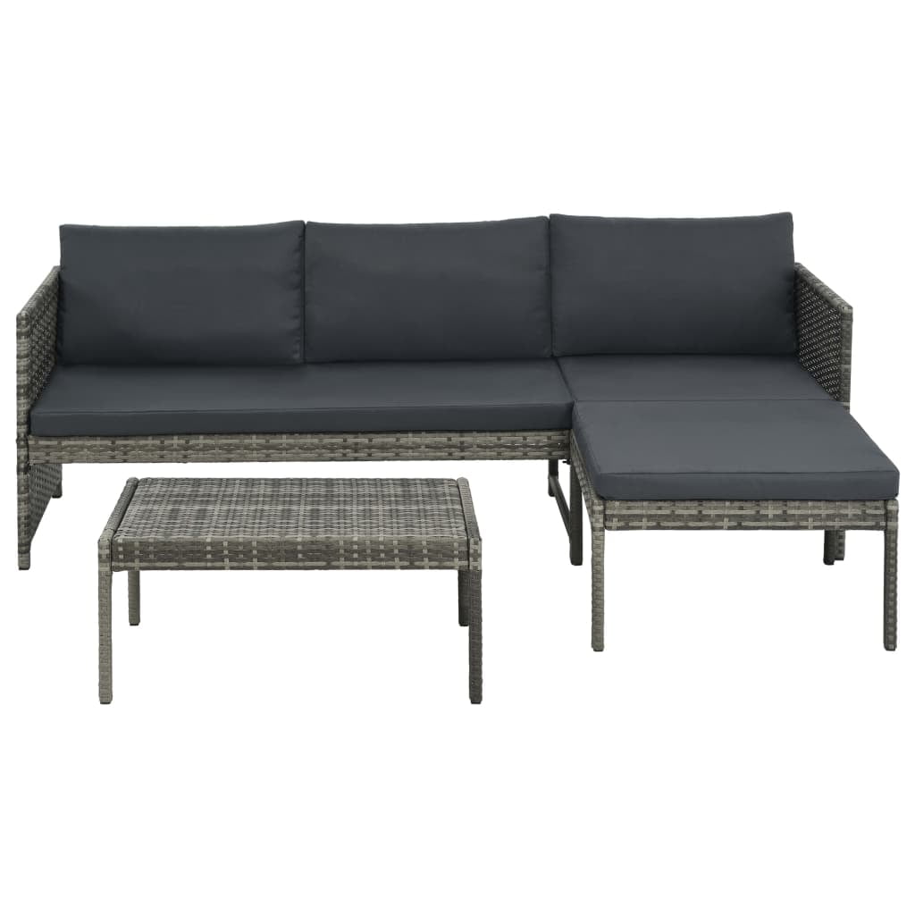 Kepooman Patio Lounge Set, Garden PE Rattan Sectional Patio Sofa Set with Cushions, Set of 2 Kepooman Patio Lounge Set, Garden PE Rattan Sectional Patio Sofa Set with Cushions, Set of 2