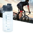 thumbnail image 5 of Conditiclusy 1.5L Water Bottle Heat-resistant Large Capacity Transparent Convenient Handle Drink Jug for Fitness, 5 of 7