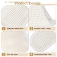 thumbnail image 4 of Zapatillas Bunnycool, 12 pares, desechables, punta abierta, color beige, 29 x 12 cm, 4 of 9