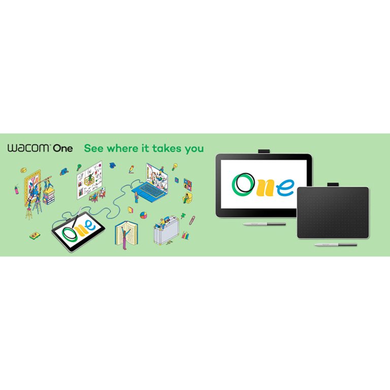 Wacom One pen display 13touch(DTH134W4D） Wacom One 13 touch bundle