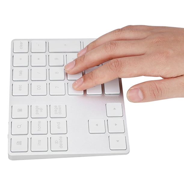 Teclado numérico, BT308 34 teclas Mini teclado numérico inalámbrico Teclas Teclado numérico Los mejores materiales