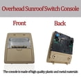 thumbnail image 3 of Interior Overhead Sunroof Switch Console Map Lamp Dome Reading Light With Glasses Storage Interior Ceiling Console For Toyota Landcruiser 200-grey, 3 of 6