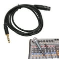 thumbnail image 1 of XLR Female to 1/4 Mic Cable, 3Pin XLR Female to 1/4 Inch 6.35mm TRS Jack Cable for Microphone Mixer Amplifier, Balance XLR Female to 6.35mm TRS Plug Cable, 1 of 7