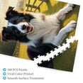 thumbnail image 3 of 500 Piece Border Collie Jigsaw Puzzle For Adults Relaxing And Challenging Puzzle Game Beautiful Farm Scene Artwork Unique Gift Idea For Puzzle Lovers & Home Decor, 3 of 7