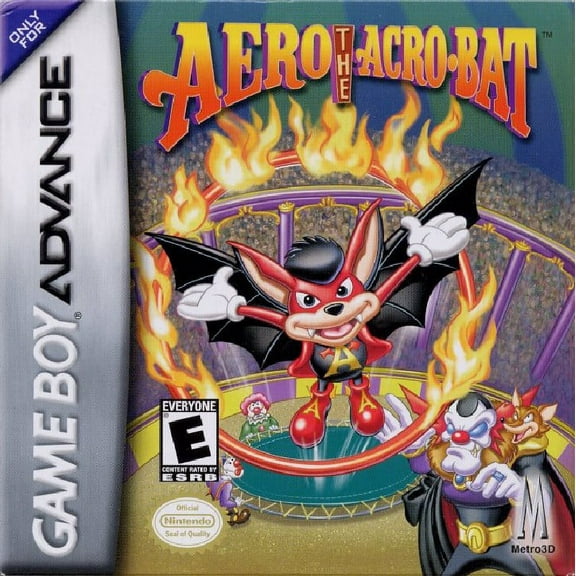 Restored Aero the Acrobat (Nintendo Game Boy Advance, 2002) (Refurbished)