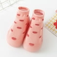thumbnail image 2 of Fozruso Spring And Summer Children Toddler Shoes Boys And Girls Socks Shoes Flat Bottom Non Breathable And Comfortable Sizes 5 Toddler(Pink), 2 of 6