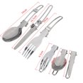 thumbnail image 3 of (Green) Camping Cookware Set Cutlery Equipment Lightweight Kettle 2 Pieces Camping Cookware Set Cutlery Lightweight Cookware Hiking Backpack Suitable for Outdoor Camping, Hiking and Picnic, 3 of 4