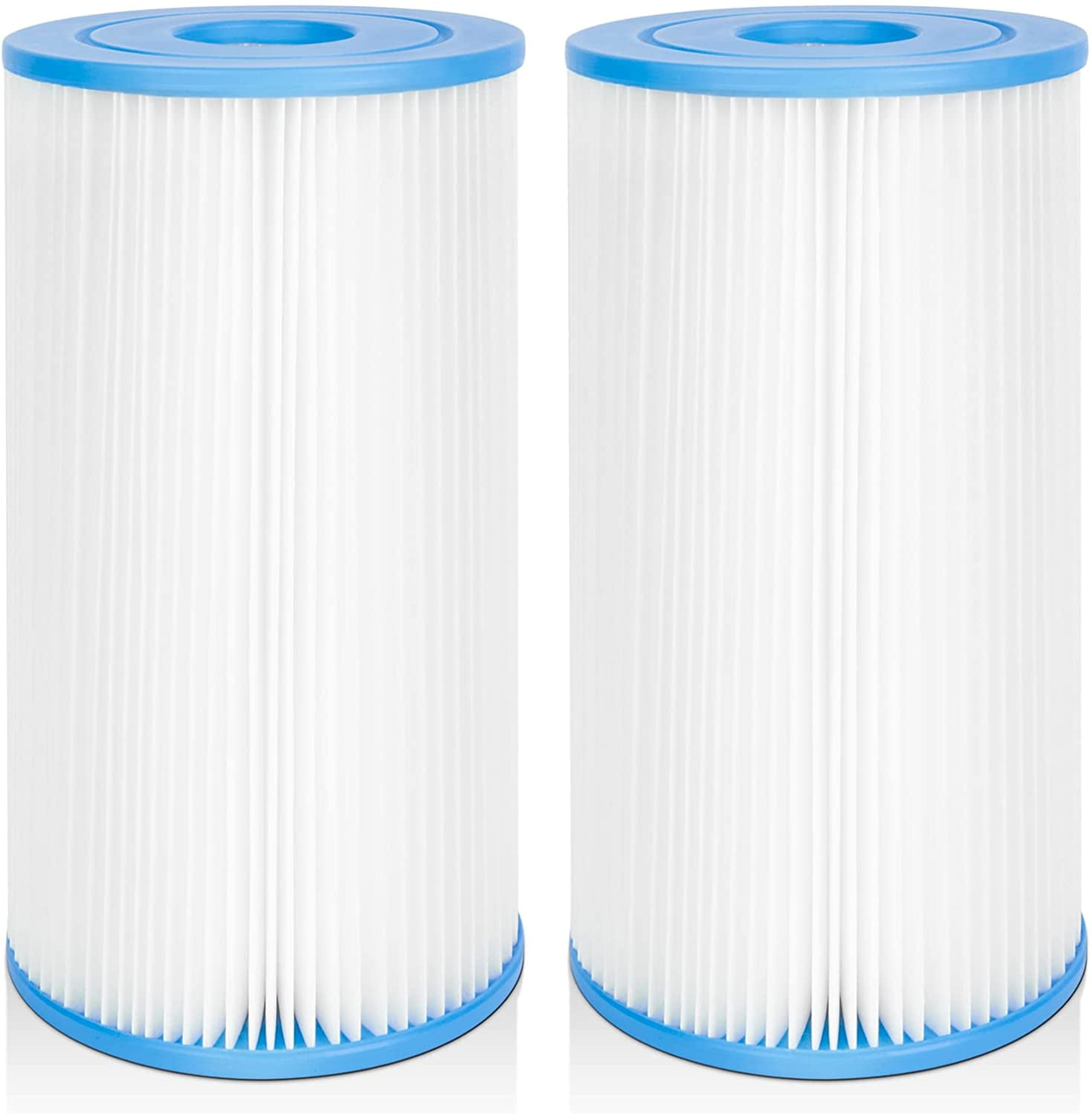 Future Way 2 Pack Reusable Type B Pool Filter Cartridge Replacement for Intex 29005E, Bestway