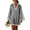 Black, variant on Women's Striped V-Neck Midi Dresses Long Sleeve Casual with Scallop Hem Summer Beach Vacation Party Dresses