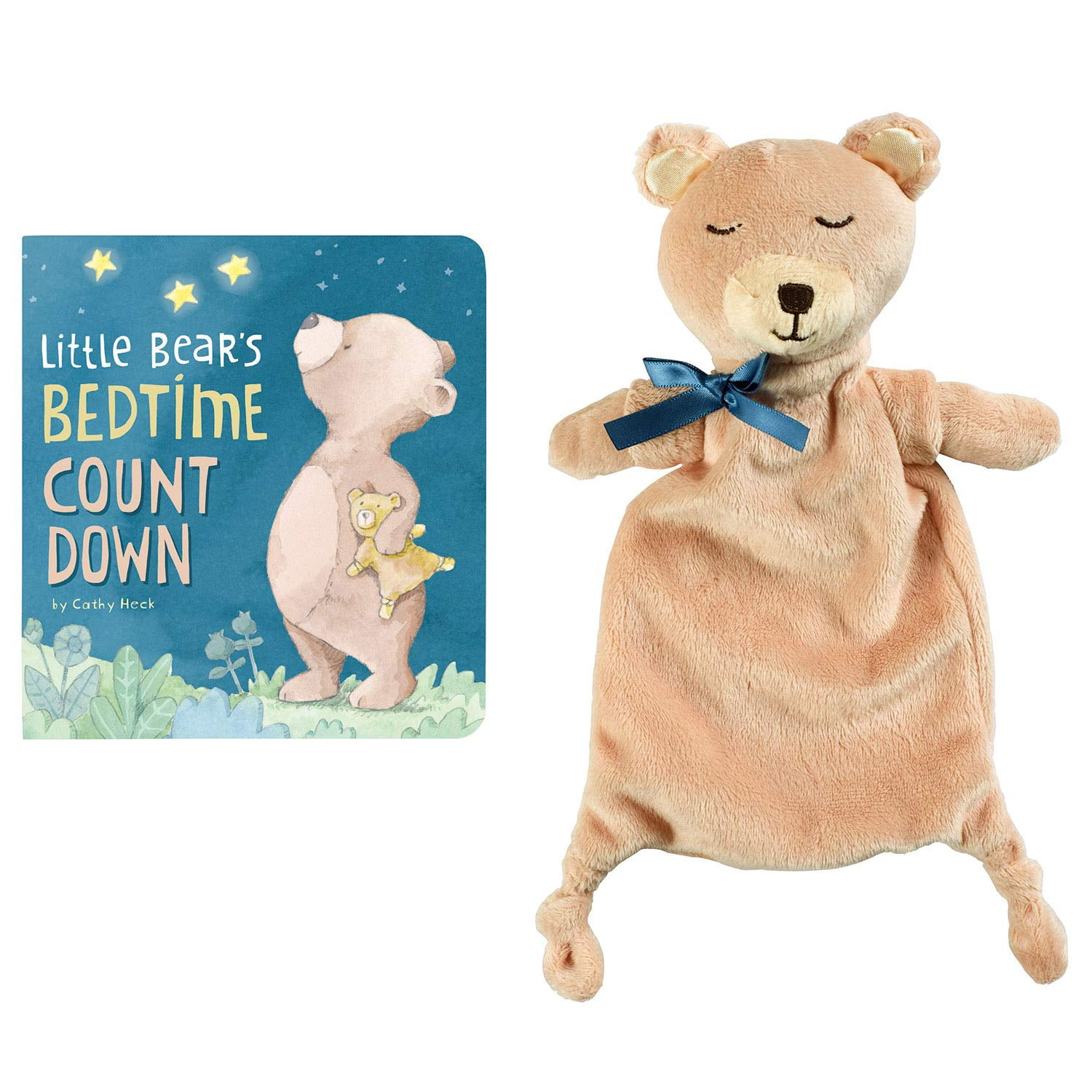 C.R. Gibson 'Bedtime Count Down' Board Book and Teddy Bear for Babies, 2.5 x 10.1 x 9.2 inches
