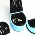 thumbnail image 2 of ORE International HBB1828 9" Tall Display Jewelry Box with Hooks, High Heel Shoe Design, Turquoise Velvet, 2 of 4