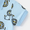 thumbnail image 5 of Gubotare Toddler Boys Summer Polo Shirts Toddler Baby Boys Crewneck Short Sleeve T-Shirt Baby Summer Solid Tees Shirts (Sky Blue,Size 4-5 Years), 5 of 6