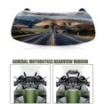 thumbnail image 2 of 2x Universal Motorcycle Windshield Mirror 180 Degree Rear View Mirror Blind Spot Mirror, 2 of 4