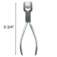 thumbnail image 3 of JEWEL TOOL 5.75" 14.6 cm Stainless Steel Nylon Curved Jaw Pliers  Gentle Grip for Delicates  Anti-Slip Textured Handle  Perfect for Flat Surfaces  Quality Hand Tool, 3 of 7