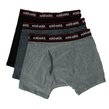 Ecko Men's Cotton Boxer Brief Underwear (3 Pair Pack) | Walmart Canada
