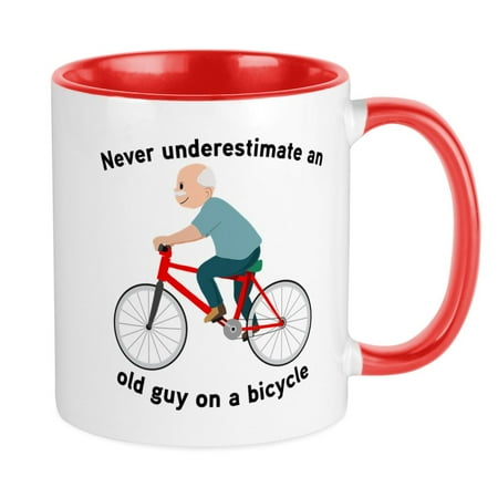 

CafePress - Never Underestimate An Old Guy O - Ceramic Coffee Tea Novelty Mug Cup 11 oz