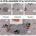 thumbnail image 4 of Washable Dog Mat for Food and Water - Waterproof No-Spill Non-Slip Feeding Mat for Dogs and Cats, Durable Floor Placemats 16"X24", 4 of 6