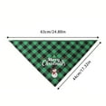 thumbnail image 3 of Plaid Print Bandana Reversible Scarf for Cats and Dogs – Festive Holiday Neckwear for Indoor Outdoor use, 3 of 7