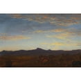 thumbnail image 2 of Thomas Cole 18x13 Gold Ornate Wood Frame and Double Matted Museum Art Print Titled - Study for Catskill Creek (C. 1844-1845), 2 of 4