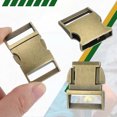 thumbnail image 3 of Metal Buckle, 4 Pack Quick Side Release Clips for Luggage Backpack(1.2" x 2", Bronze), 3 of 7