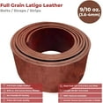 thumbnail image 2 of ELW 9-10 oz. 3.6-4mm Vintage Brown Straps, Belts, Strips 6"X60" 15.2x152cm - Belt Grade Latigo Leather for Cowhide Heavy DIY Craft - Pet Collars, Blanks, Accessory, Jewelry, Key Chains, 2 of 9