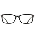thumbnail image 2 of Burberry  Plastic Unisex Rectangular Eyeglasses Black 55mm Adult, 2 of 3
