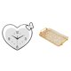 thumbnail image 1 of Reloj de pared,Reloj de pared acrílico para oficina en casa,sin tictac,Relojes de pared colgantes Reloj de tiempo decorativo,Bandeja para servir,Bandeja de cocina rectangular con asa, 1 of 8