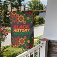 thumbnail image 3 of Black History Month Garden Flag Decoration Yard Farmhouse Double Sided Holiday Party Outdoor Camping Decor Flags 12x18in, 3 of 7