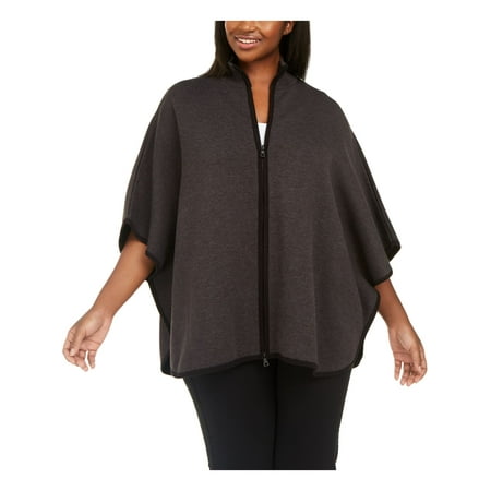 ANNE KLEIN Womens Gray Kimono Sleeve Top Plus Size: 2X