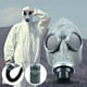 thumbnail image 3 of Respirador de cara completa, cubierta para la cabeza, mufla bucal de seguridad para pintura química en aerosol, defensa de Gas (respirador, manguera de 0,5 M, recipiente n. ° 1), 3 of 10