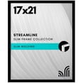 thumbnail image 1 of Americanflat 17x21 Picture Frame with Polished Plexiglass - Streamline Collection - Thin Border Picture Frame for Wall Display - Hanging Hardware Included - Black, 1 of 7