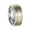Gold, variant on Women Men's 8mm Matte Ring Band Stainless Steel Vintage Wedding Couple Jewelry Blue Size 9