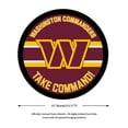 thumbnail image 2 of Washington Commanders 15" Round LED Lit Wall Sign, 2 of 5