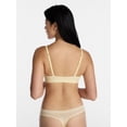 thumbnail image 2 of No Boundaries Fit Stretch Triangle Bralette with Lace, Women's XS-3XL, 2 of 4