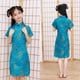 thumbnail image 2 of Vestido de princesa retro mejorado de verano cheongsam para niñas, vestido para niñas y bebés, 2 of 6
