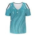 thumbnail image 5 of LiMoi Short Sleeve Tee Womens Tops Dressy Blouses Womens Vneck Graphic T Shirts Plus Size Cotton Tank Tops for Women My Orders, 5 of 6