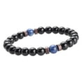 thumbnail image 2 of para hombre, de Natural, joyería, abalorios de Buda tibetano Azul Hugo pulsera de cuentas, 2 of 8