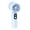 01-Light BlueB, variant on SHENGXINY Portable Fan Handheld Fan High Speed Digital Display Handheld Fan USB Rechargeable Quiet Mini Portable Cooling Fan for Office Travel Outdoor Daily Use