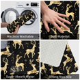 thumbnail image 4 of Disketp Christmas Gold Deers Mat For Front Door Outside - Doormat Outdoor Entrance - Welcome Mats Outdoor,Outside Entry And Outdoor Entrance 16''X24'', 4 of 9