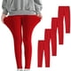 thumbnail image 4 of Odeerbi 3-12 Años Niñas 4 Pcs Leggings Mallas Elásticas Lycra Pantalones de Cómodo Suavidad Transpirable Pantimedias, 4 of 9