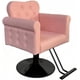 thumbnail image 1 of Yeshouse Silla de barbero hidráulica, silla de peluquería giratoria con bloqueo de 330 libras y asiento de cuero PU de altura ajustable para uso en salón y hogar, 1 of 5