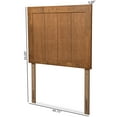 thumbnail image 5 of Baxton Studio Patwin Contemporary/Modern Slat Back Support Engineered Wood Headboard, Twin, Ash Walnut, 5 of 6