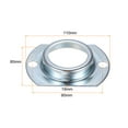 thumbnail image 2 of Unique Bargains Boîtier de Roulement en Acier Estampé Adapté aux Roulements OD de 62 mm pour Support de Roulement Protéger, 2 of 4