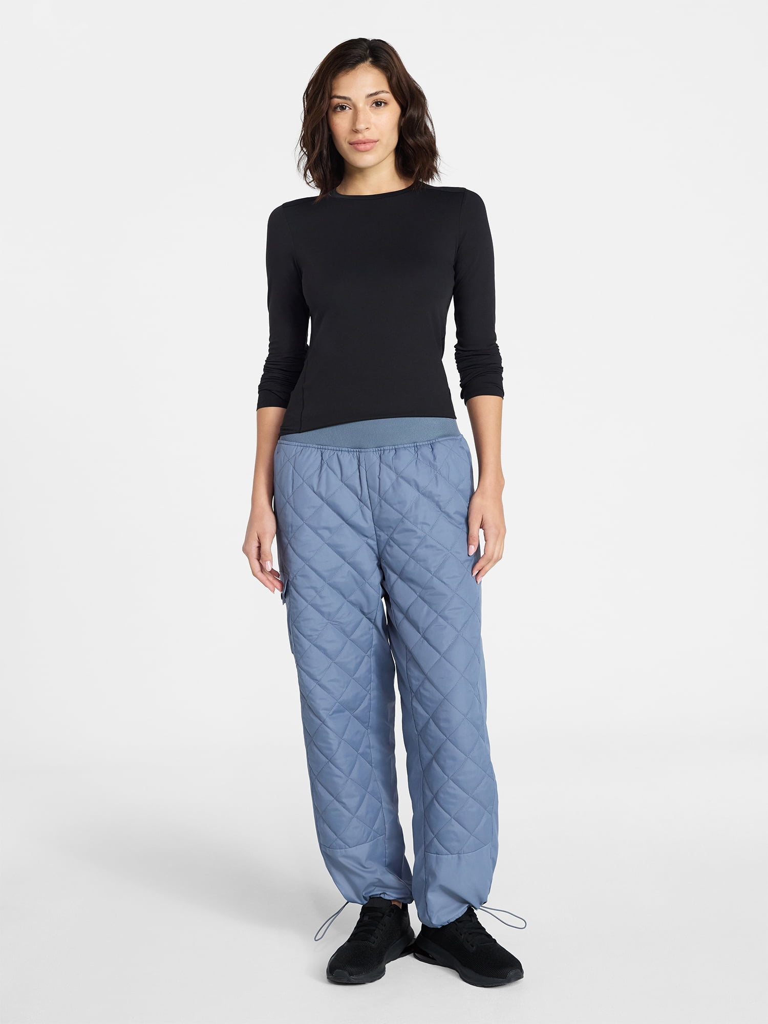 Avia Women's Quilted Hiker Jogger Pants, Sizes XS-XXXL
