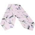 thumbnail image 2 of Coolnut Table Runner 13"x90", Flying Crane On Pink Washable Table Cloth Runner for Holiday Home Wedding Table Top Decoration, 2 of 5