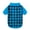 Blue & Black, variant on GreenJoy Plaid Dog Christmas Outfit - Turtleneck Dog Sweater with Leash Hole, Soft & Warm Cold Weather Coat for Dogs and Cats, Perfect for Christmas