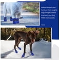 thumbnail image 7 of Dog Shoes Dog Boots & Paw Protector, Anti-Slip Sole Winter Dog Booties with Reflective Straps Dog Snow Boots for Small Medium Dogs 4PCS, 7 of 7