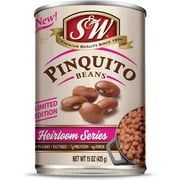 (12 Pack) S&W - Canned Pinquito Beans, 15 Ounce Can, New