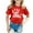 Red, variant on I Am The Big Sister T Shirt for Toddler Girls Toddler Tassel Shirt Girls' Fashion Casual Breathable Printed T Shirt