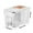 White-626, variant on Cold Water Dispenser with Faucet, 5 Gallon Large Capacity Refrigerator Beverage Container, Fragmentation Resistant & Tight Fitting Lid for Easy Cleaning, Ideal for Home, Office, and Outdoor